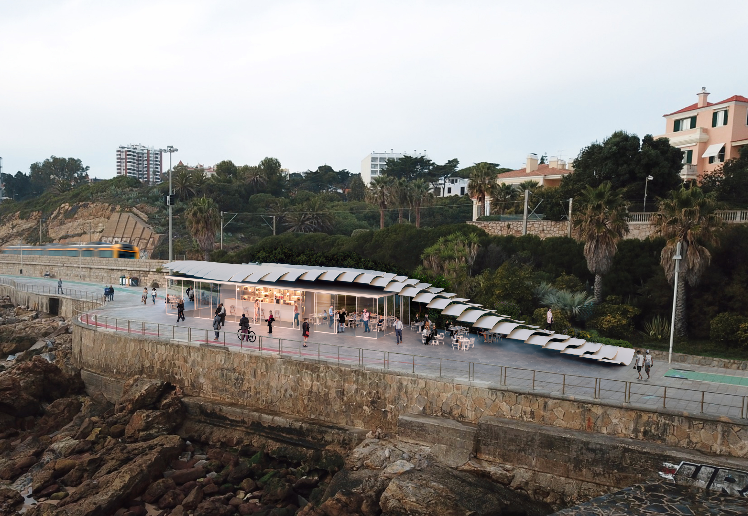 Bar de Praia no Estoril