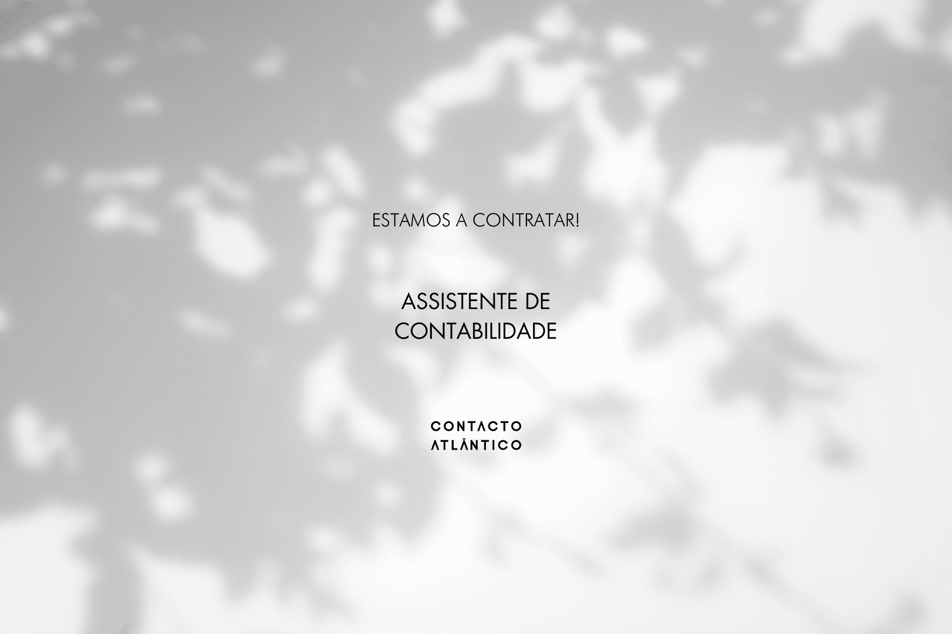Estamos a contratar – Assistente de Contabilidade
